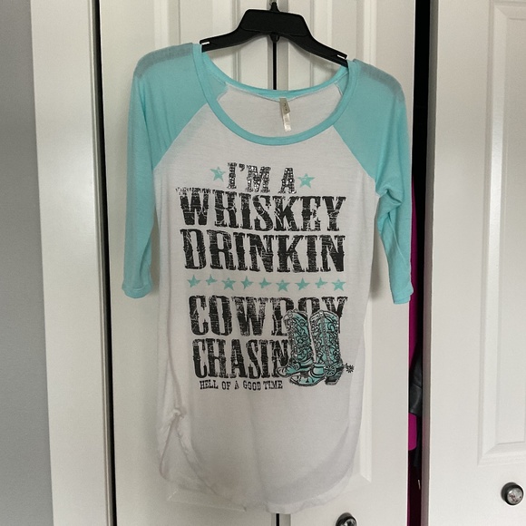 Whisky drinking long tee - Picture 1 of 6